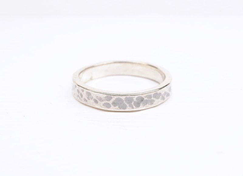 "Ermao Silver"[drop] texture Silver Ring (tail ring paragraph) - แหวนทั่วไป - โลหะ 