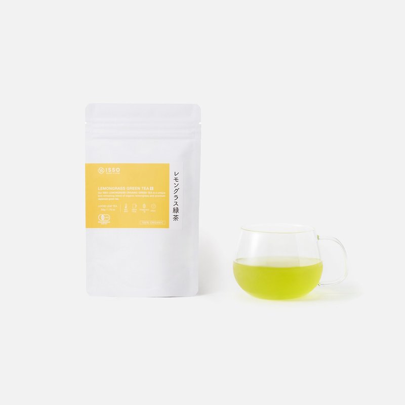 レモングラス緑茶　リーフ・パウチ入 - 茶葉/茶包 - 新鮮食材 