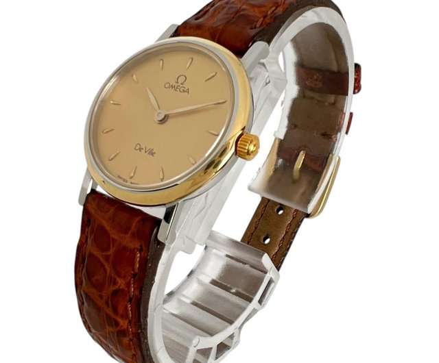 日本直送】オメガ OMEGA デビル 腕時計 SS クオーツ アナログ表示