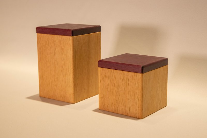 【非木不可】旋轉磁吸 小物收納盒 - 收納箱/收納用品 - 木頭 咖啡色