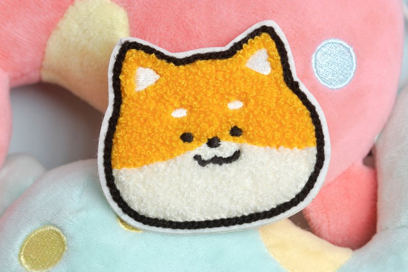 【萌犬系】柴犬 刺繡貼紙 - 其他 - 其他材質 