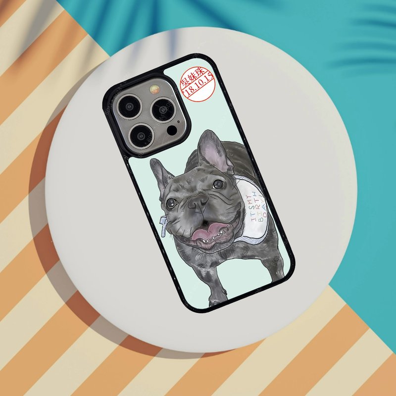原創插畫 | 法鬥吳妹珠 iPhone 手機殼 - 手機殼/手機套 - 塑膠 