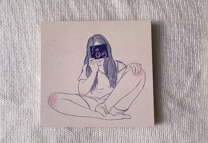 I'm okay. - Cards & Postcards - Paper Pink