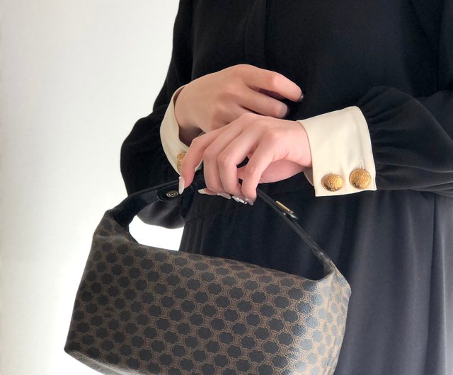 日本直送 名牌中古包 】CELINE セリーヌ マカダム ロゴサークル ミニ