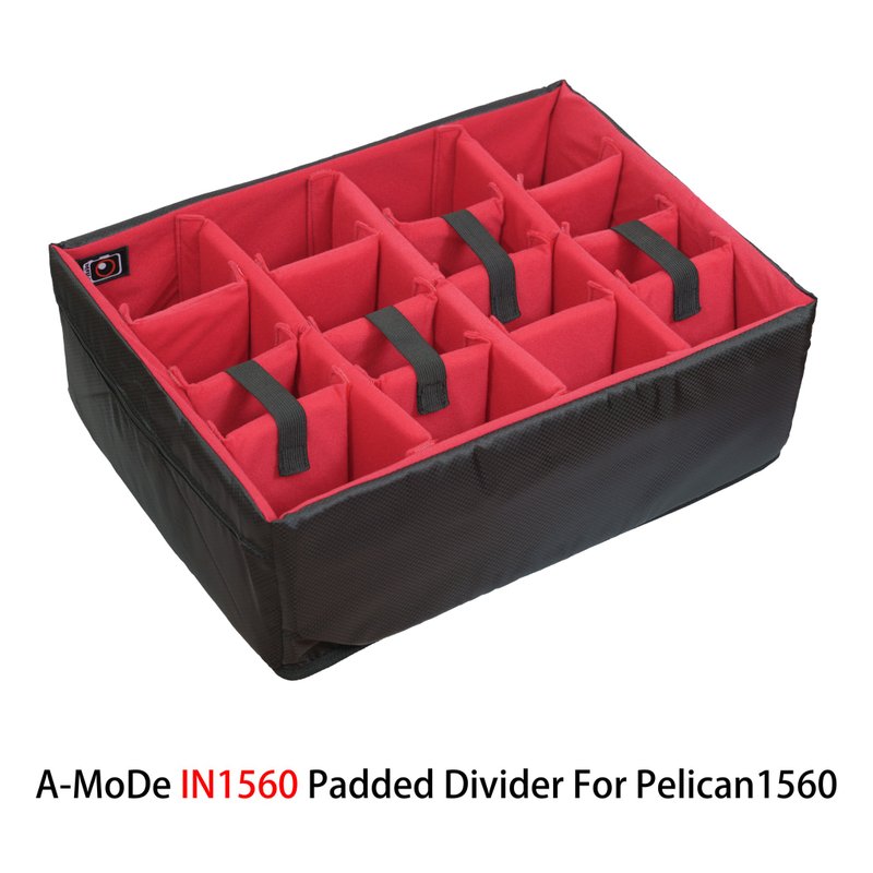 攝影師 派力肯 Pelican1560 內膽間隔 (不包安全箱和整理袋) - 相機包/相機袋 - 防水材質 紅色
