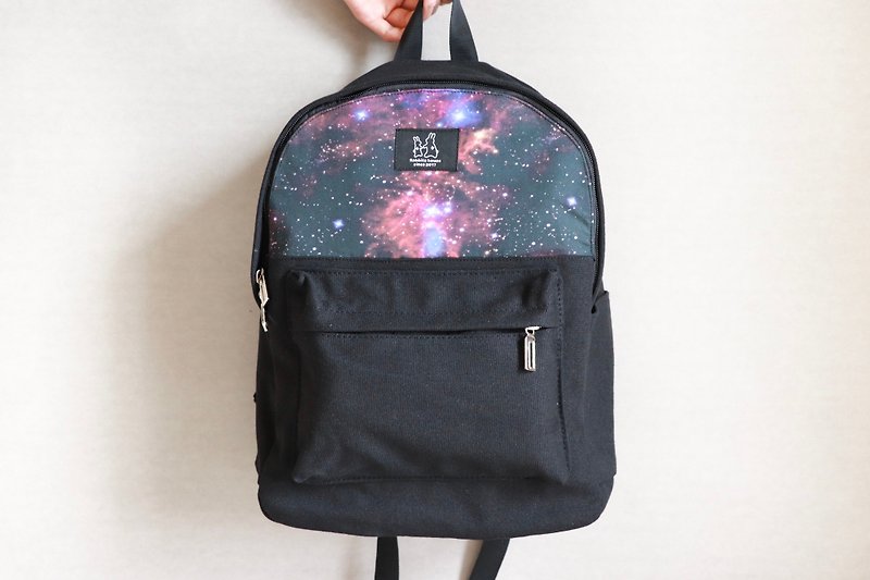 Backpack - universe - กระเป๋าเป้สะพายหลัง - ผ้าฝ้าย/ผ้าลินิน หลากหลายสี