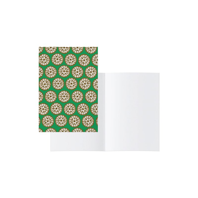 Top Thread Printing A5 Blank Notebook - สมุดบันทึก/สมุดปฏิทิน - กระดาษ สีเขียว