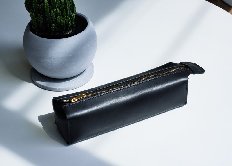 Rectangular Pencil Case - กล่องดินสอ/ถุงดินสอ - หนังแท้ หลากหลายสี