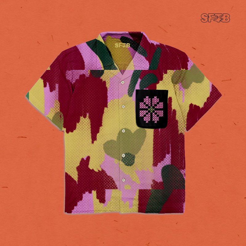 Lestari Shirt - 女襯衫 - 聚酯纖維 多色