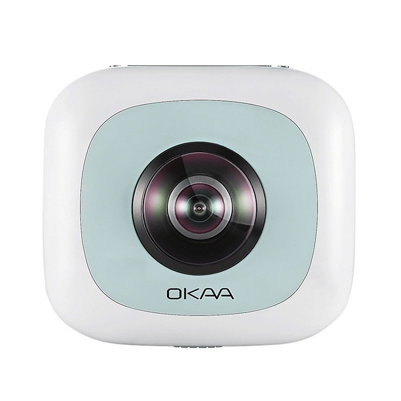 OKAA LIFE VR 360度 全景相機 藍 - 相機/拍立得 - 其他金屬 藍色