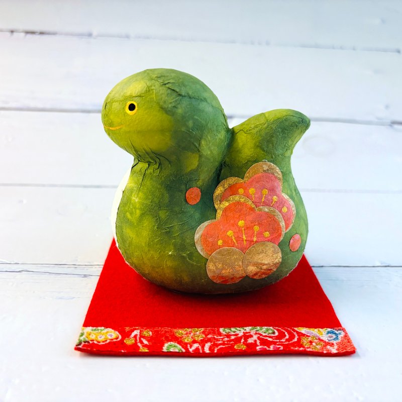 Lucky Snake - Plum Blossom - Made of Japanese Paper - Zodiac Mascot (Year of the Snake) Reborn to Bring Wealth and Longevity - ตุ๊กตา - กระดาษ 