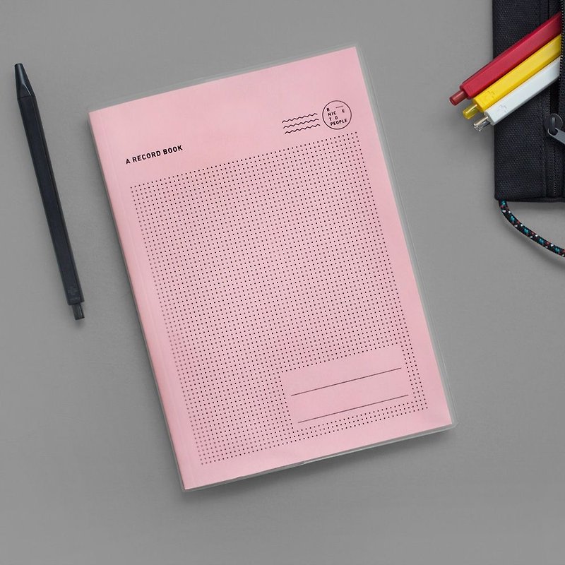 BNTP Life Objective Review Notebook A5 - Cherry Blossom Powder, BNP81789 - Notebooks & Journals - Paper Pink