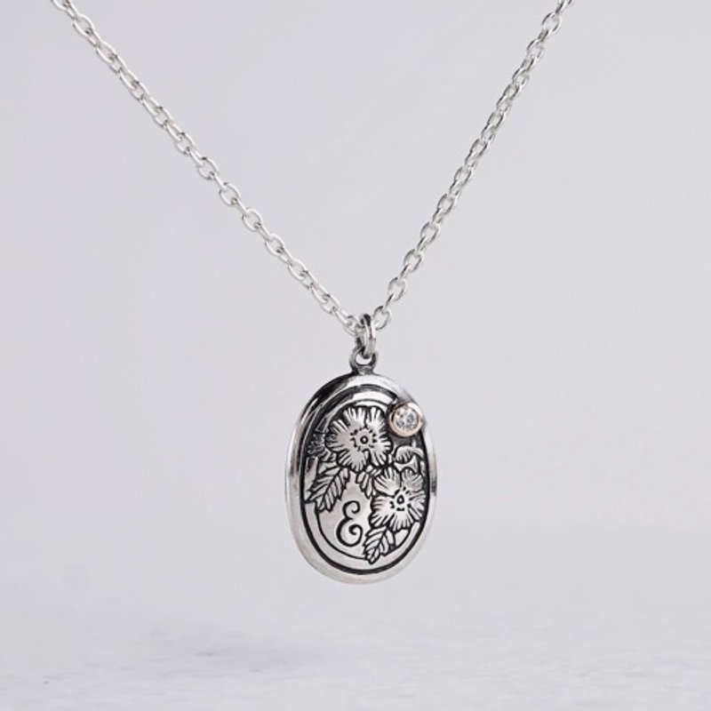 [E] Initial pendant [P042SV] - 項鍊 - 其他金屬 