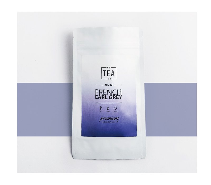 No.2  法式伯爵茶 - 茶葉/漢方茶/水果茶 - 新鮮食材 紫色