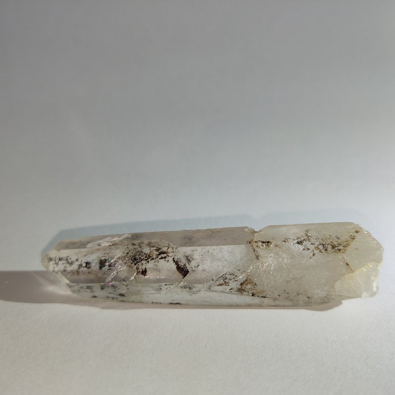 骨幹白水晶柱 帶綠幽靈 隨形 擺件 原石 晶簇 天然水晶 - 擺飾/家飾品 - 水晶 