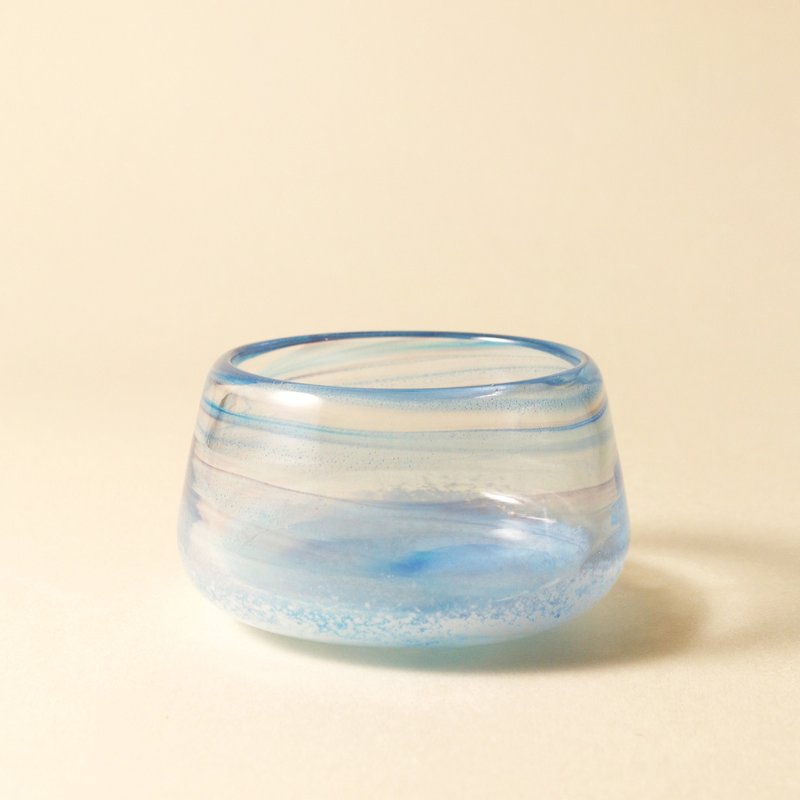 Cloud Series Glass Bowl | Moonlight Night - Bowls - Glass Blue