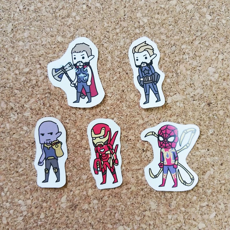 Avengers | Waterproof stickers - สติกเกอร์ - กระดาษ 
