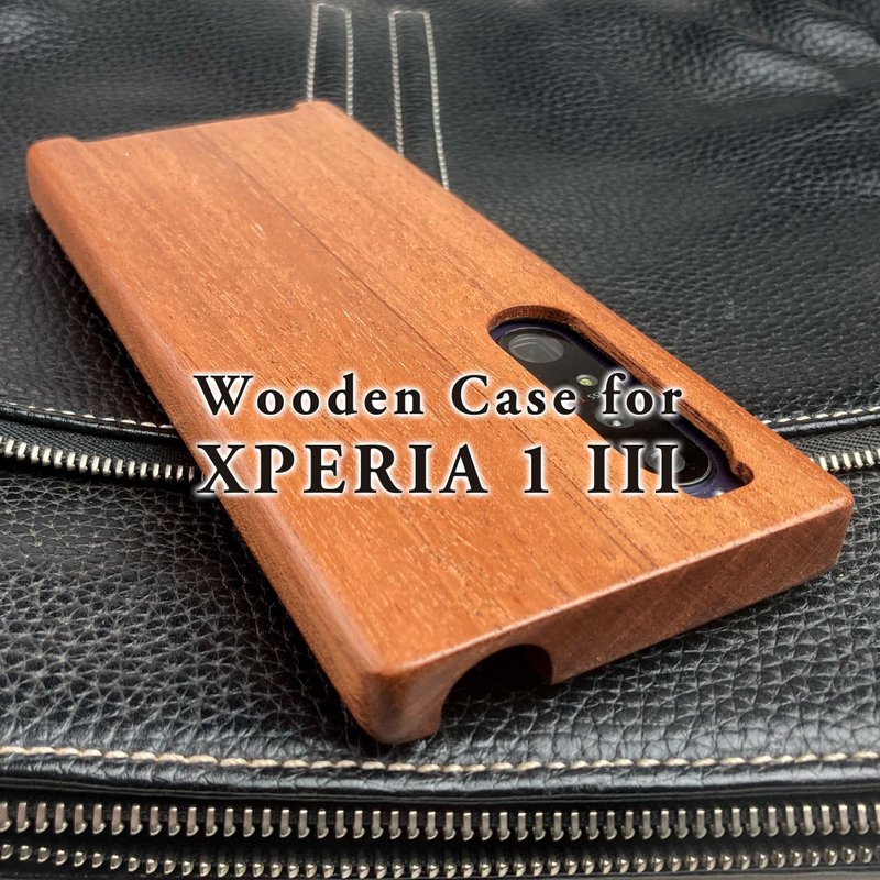 [Made to order] Achievements and secure support XPERIA 1iii (mark3) dedicated custom wooden case - Phone Cases - Wood 