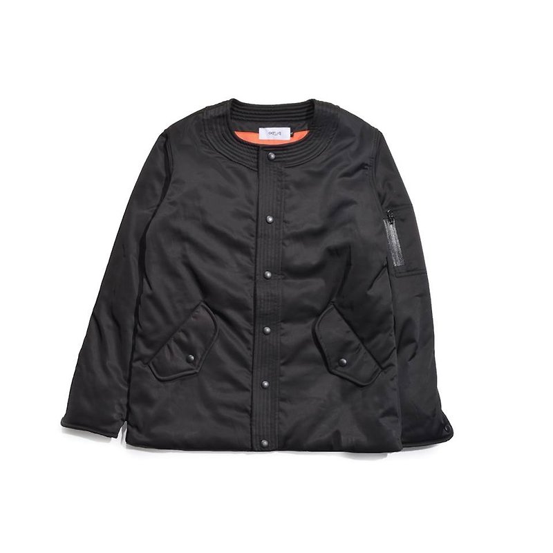 oqLiq-Root-Chinese MA-1 (Black) - Men's Coats & Jackets - Polyester Black