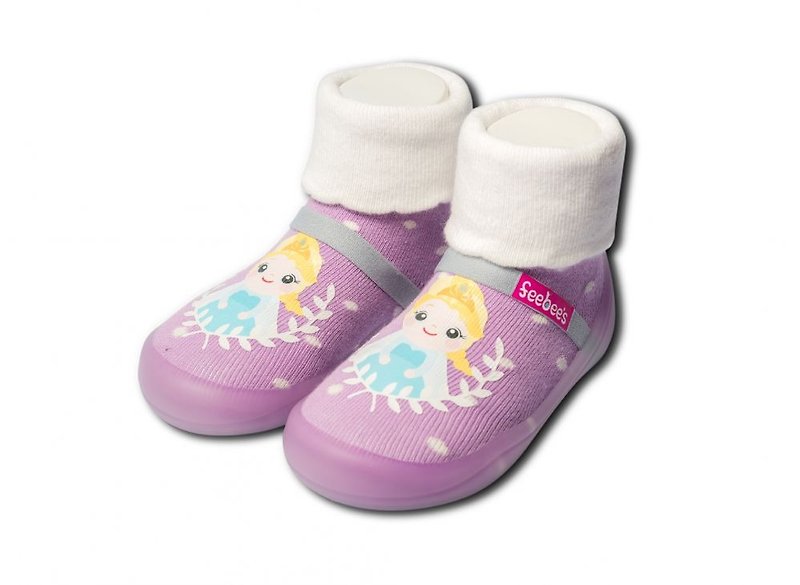 【Feebees】公主系列 葡萄公主 (學步鞋 襪鞋 童鞋 台灣製造) - 童裝鞋 - 其他材質 紫色