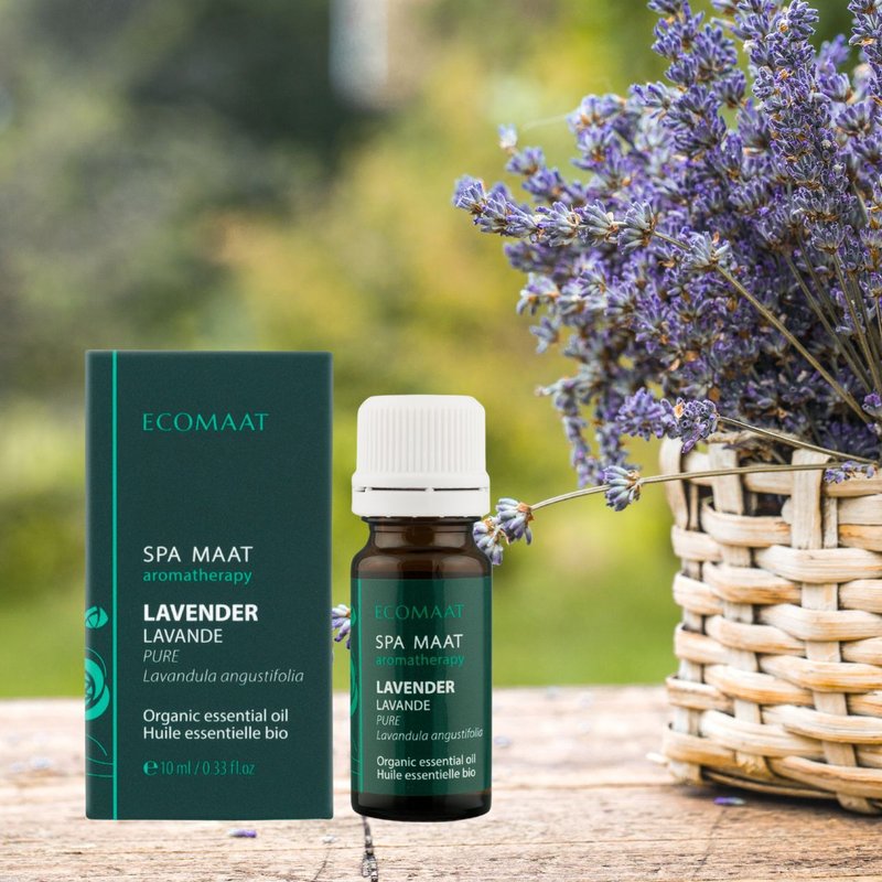 【療癒薰衣草】ECOMAAT 保加利亞真正薰衣草精油 10ml - 香氛/精油/擴香 - 精油 紫色