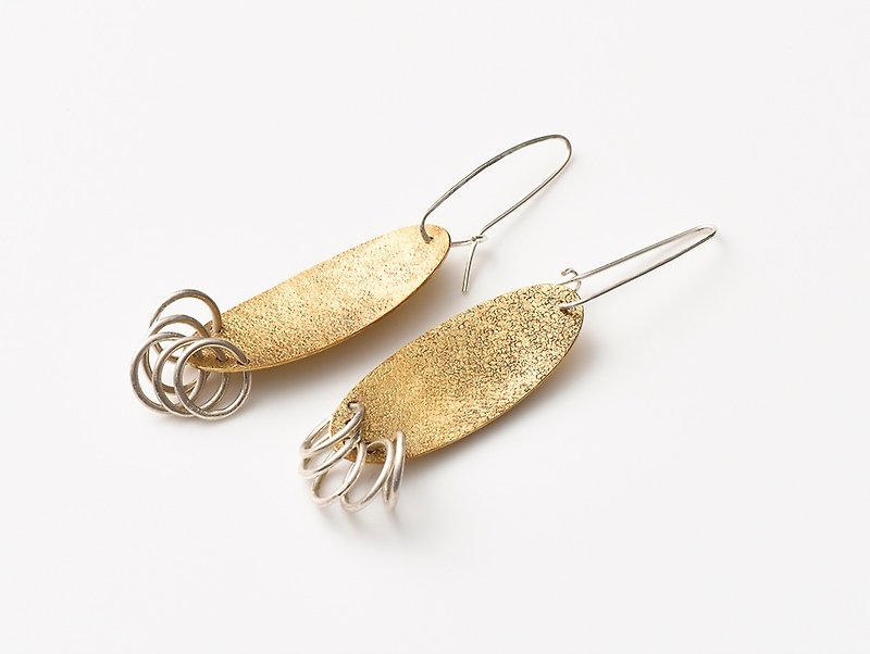 CP93 - Earrings & Clip-ons - Other Metals Gold