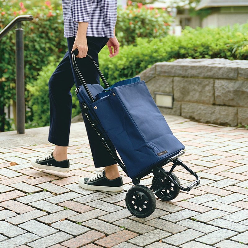 Japan COCORO BREAK multifunctional thermal and cold folding shopping cart (with seat)-22L-multiple colors - อื่นๆ - เส้นใยสังเคราะห์ สีน้ำเงิน