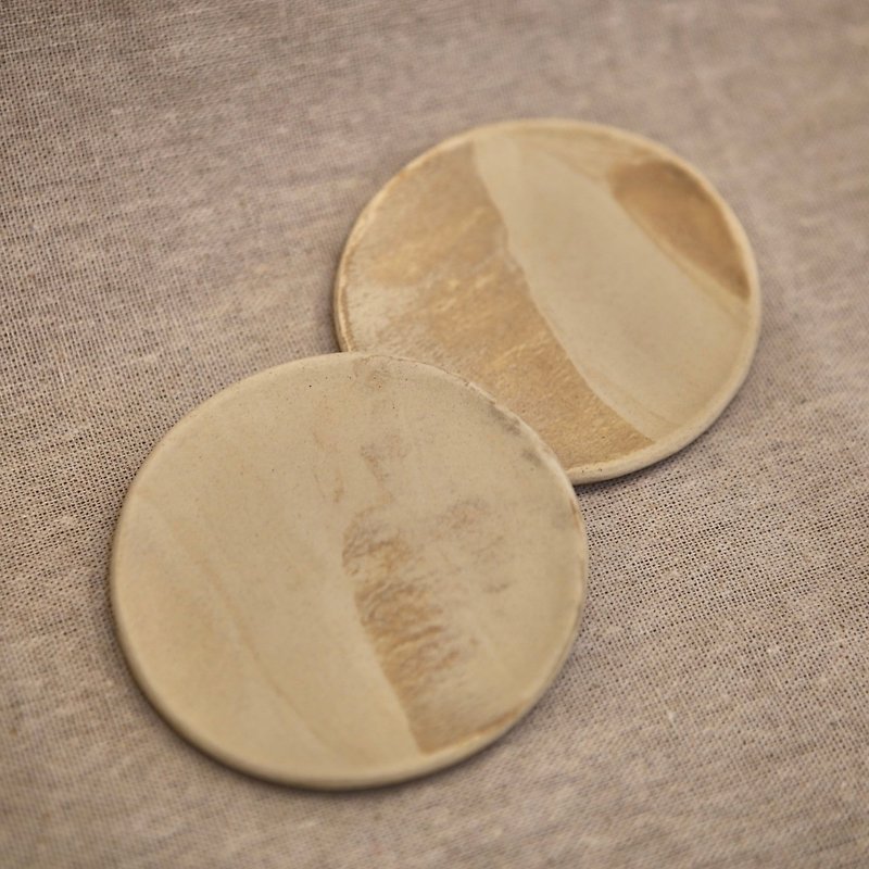 [Other brand water heater] Coaster set/set of two - Coasters - Pottery 