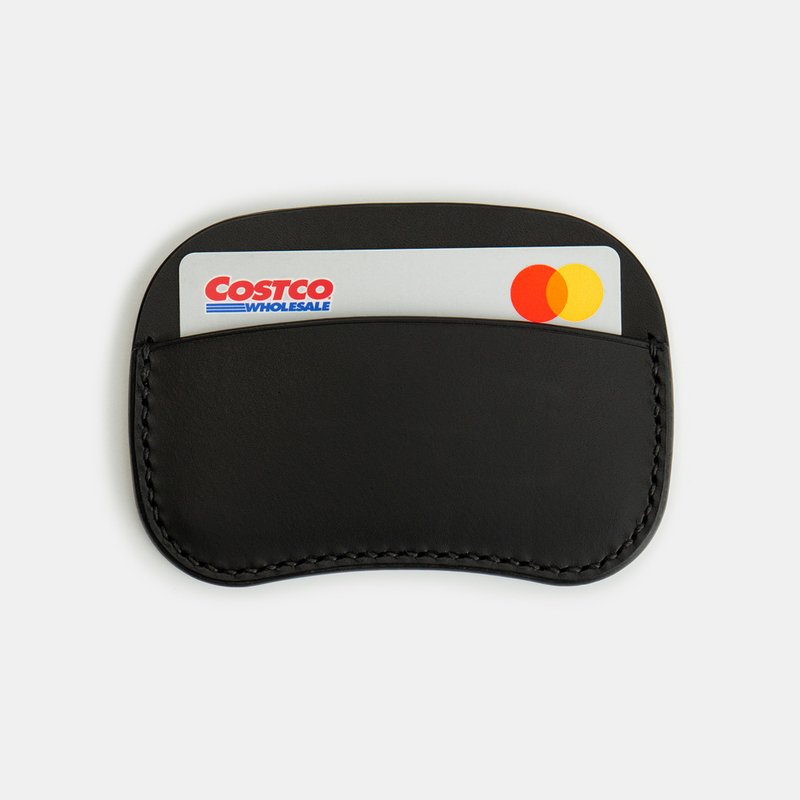 GOURTURE - Jelly Bean Regan Candy Card Holder/Card Holder [Zomo Black] - Wallets - Genuine Leather Black