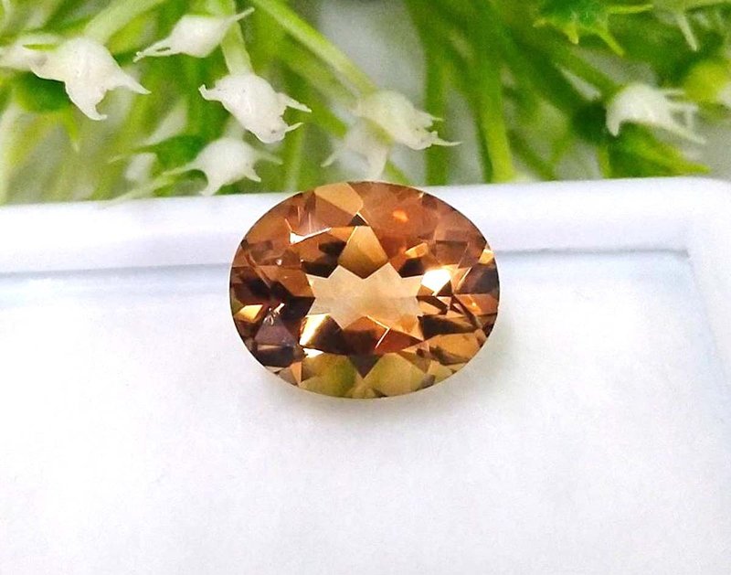 11 x 9 mm ฺ Natural topaz imperial unheated - 其他 - 寶石 金色