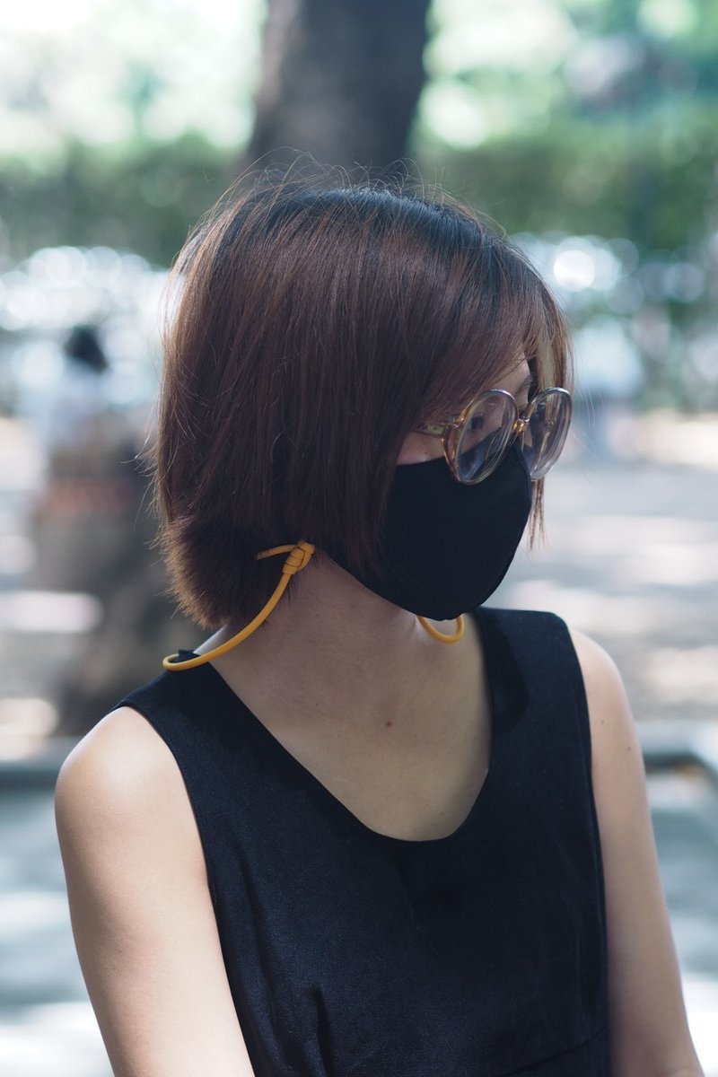 Face mask Black - 其他 - 棉．麻 黑色