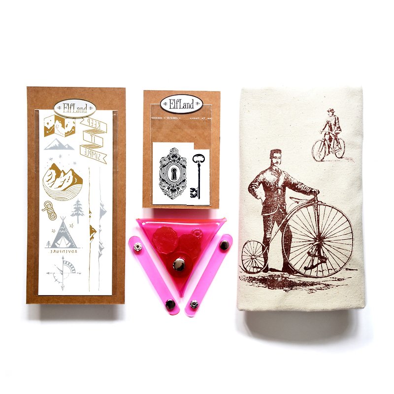 Goody Bag - ×. Adventurers feel small blessing bags. X - Temporary Tattoos - Paper Multicolor