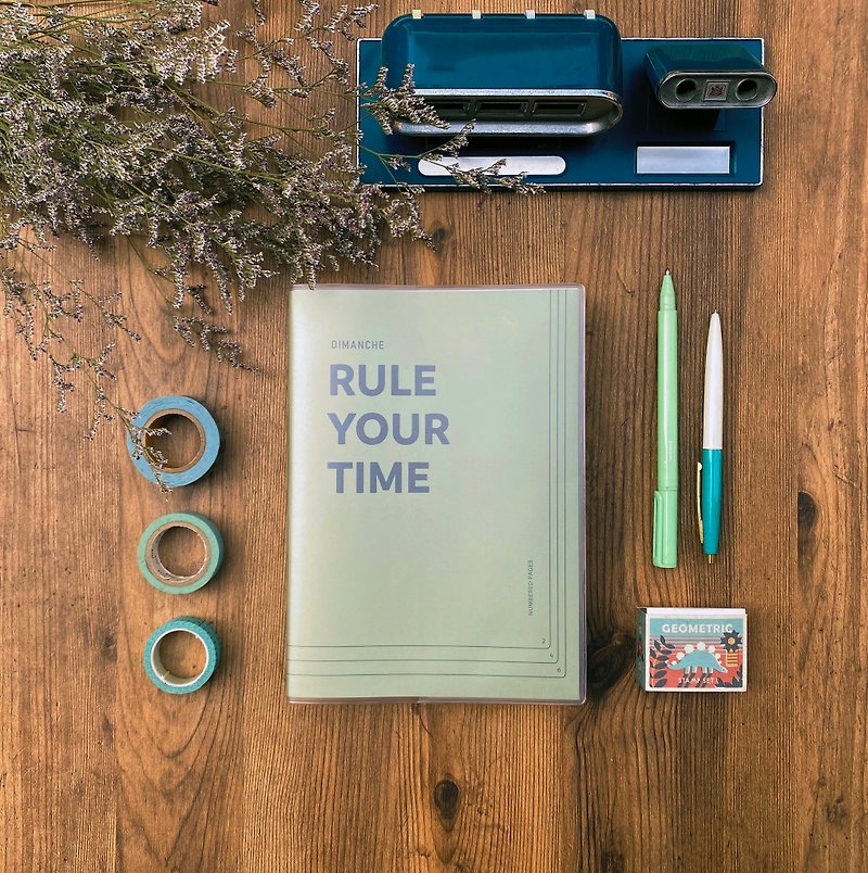 Di Mengqi Rule Your Time Page Notebook v.3 Green Apple - Notebooks & Journals - Paper Green