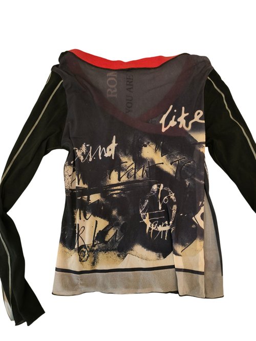 cop. copine アートプリント 長袖トップス cop. copine アートプリント 長袖トップス COP COPINE Cool