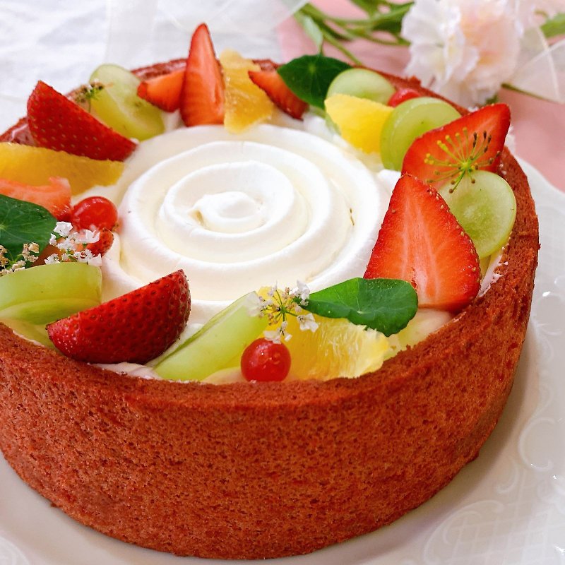 5/11 [Handmade Mother’s Day Cake] Rose Red Fruit Cake - อาหาร/วัตถุดิบ - อาหารสด 