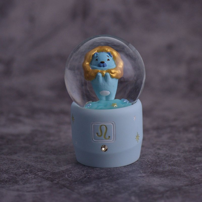 萌趣星座系列-獅子 水晶球擺飾 療癒舒壓  生日 情人節 交換禮物 - 擺飾/家飾品 - 玻璃 