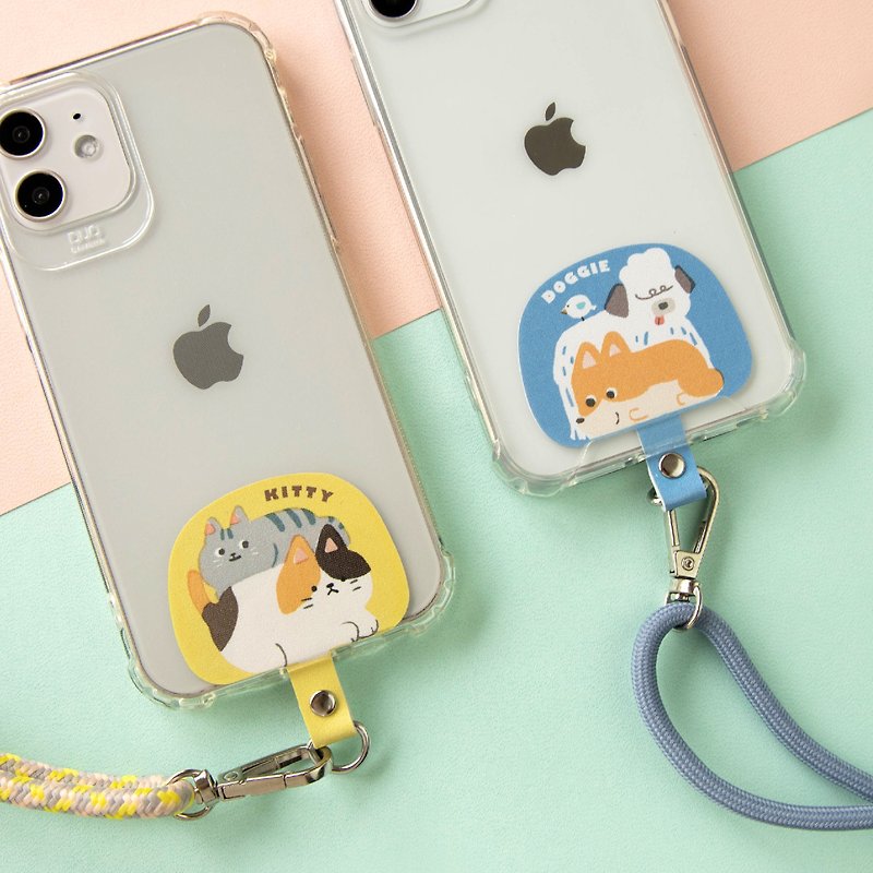 FUN mobile phone clip / detachable lanyard / animal series - Phone Accessories - Other Materials Blue