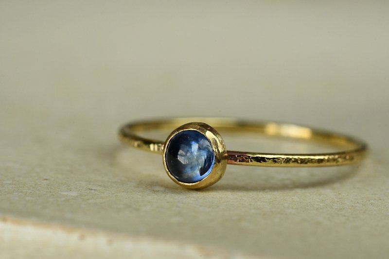 小さな物語  カイヤナイト - 戒指 - 其他金屬 藍色
