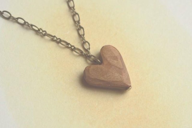 kokoro necklace - Necklaces - Wood Brown