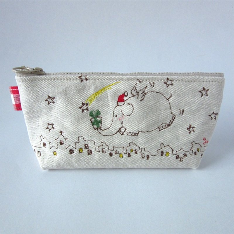 Christmas Specials-Storage Bag, Universal Bag, Pencil Bag, Cosmetic Bag - กระเป๋าเครื่องสำอาง - กระดาษ ขาว