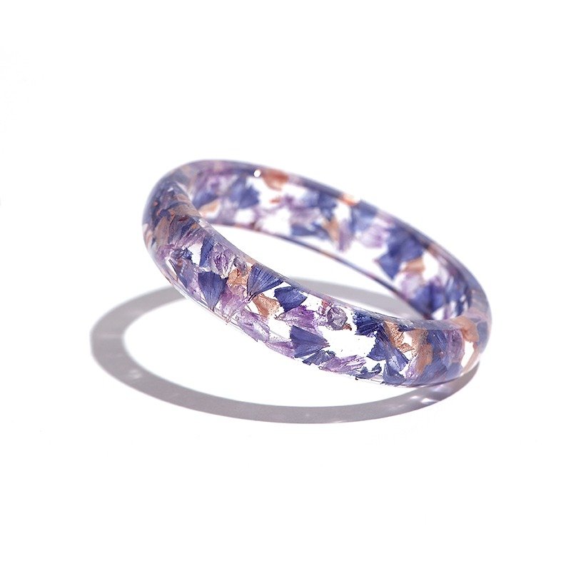 Cloris Gift Everlasting Flower Bracelet - Star Flower - Bracelets - Plants & Flowers Purple