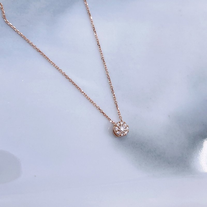 Brilliant diamond necklace - Necklaces - Precious Metals 