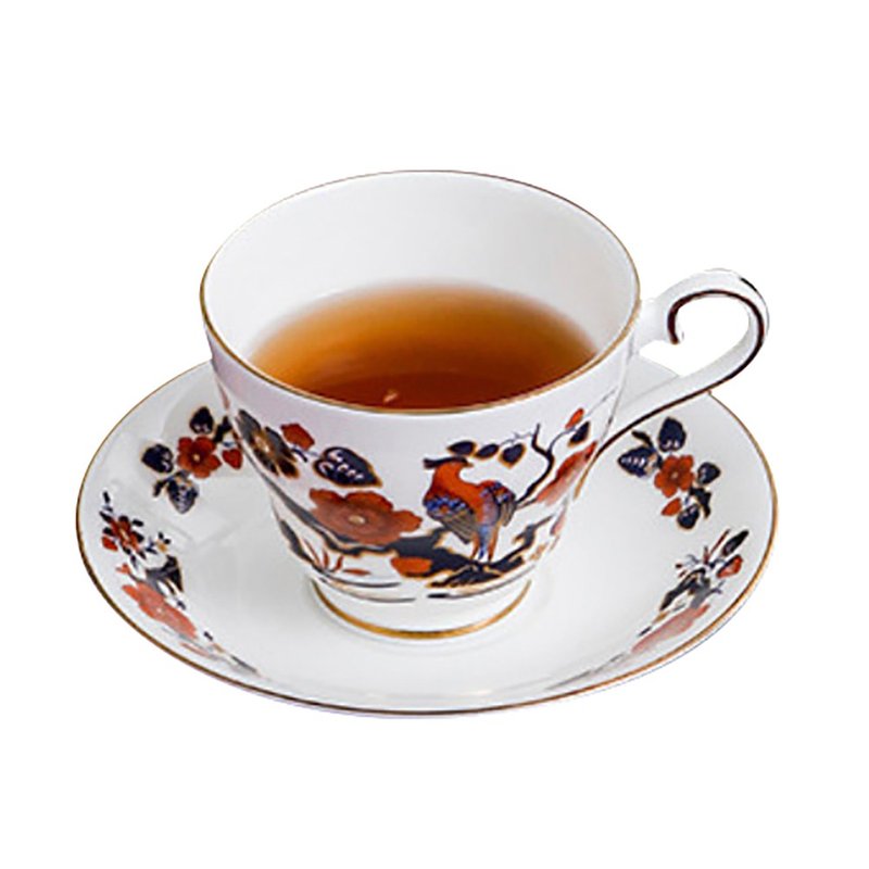 英國Aynsley 天堂鳥系列 骨瓷約克杯盤組150ml - 茶壺/茶杯/茶具 - 瓷 多色