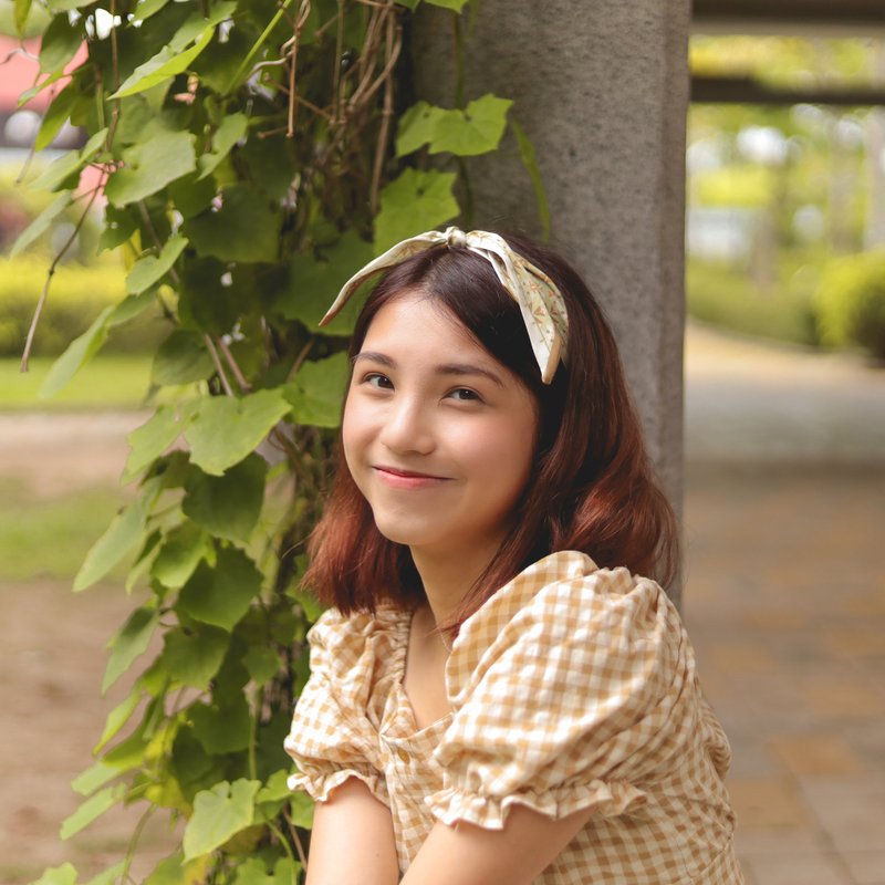 不只是頭巾 / GO! CAMPING - 杏色 - 絲巾 - 其他人造纖維 卡其色