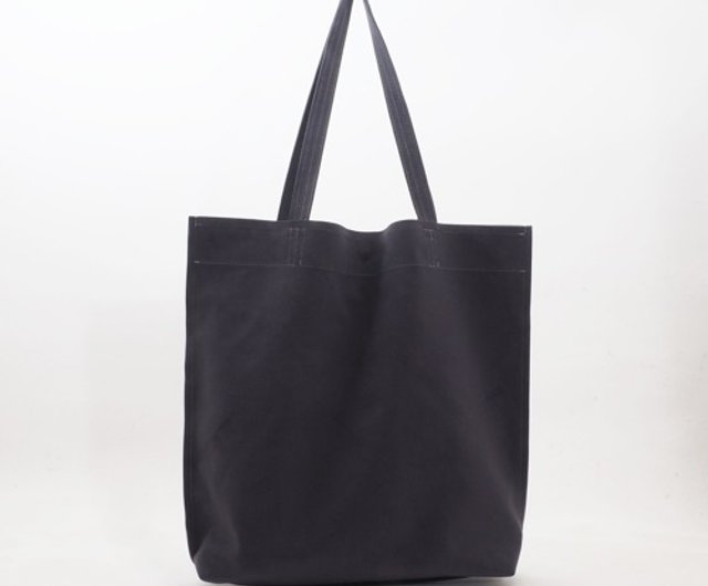 double handle tote（パープルグレー×グレー）/人工皮革/ユニセックス