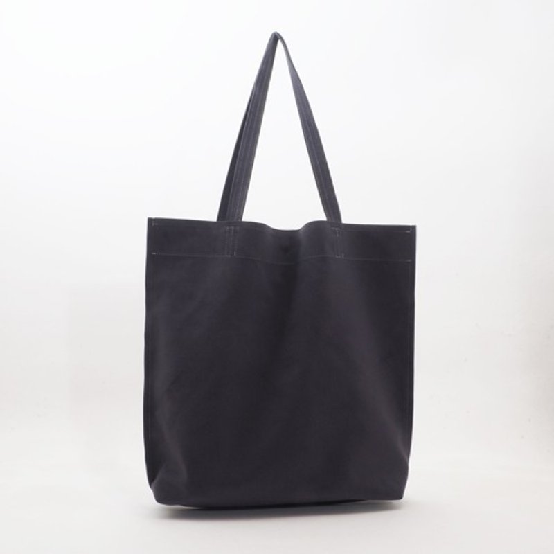 double handle tote（パープルグレー×グレー）/人工皮革/ユニセックス/T075 - 手提包/手提袋 - 真皮 