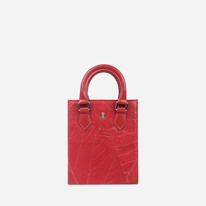 Ivy Mini Tote Bag - Cherry - Other - Plants & Flowers Red