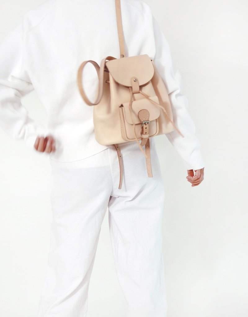 Shoulder bag saddle bucket mini small shoulders - Backpacks - Genuine Leather 