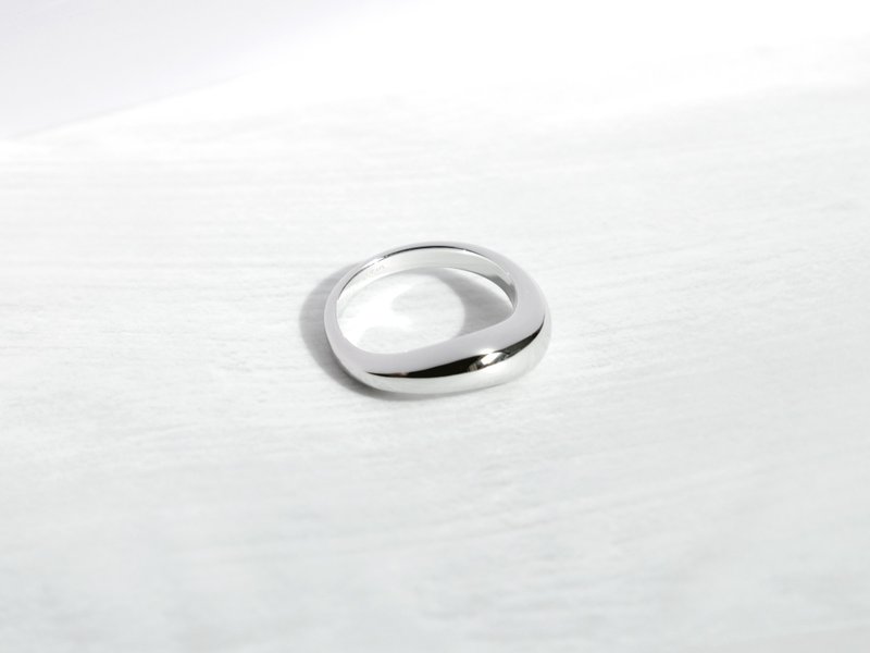 FLOW Ring | Silver - แหวนทั่วไป - สแตนเลส สีเงิน