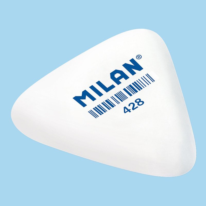 MILAN經典三角暢銷橡皮擦428_(大) - 其他 - 橡膠 白色